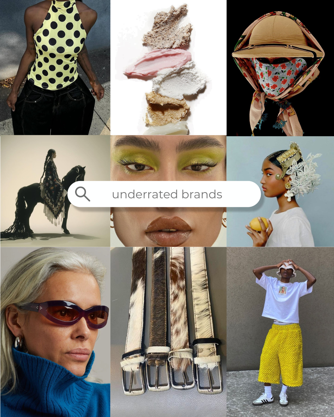 Underrated brands collage